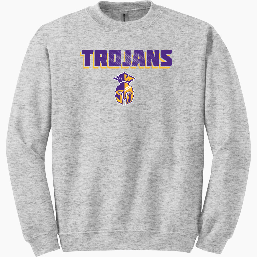 SEBEKA HIGH SCHOOL Trojans Online Store <span class="pdp-name-mascot">SEBEKA TROJANS</span> Gildan Adult Heavy Blend Crewneck Sweatshirt