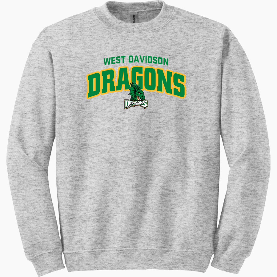 WEST DAVIDSON HIGH SCHOOL DRAGONS Gildan Adult Heavy Blend Crewneck Sweatshirt