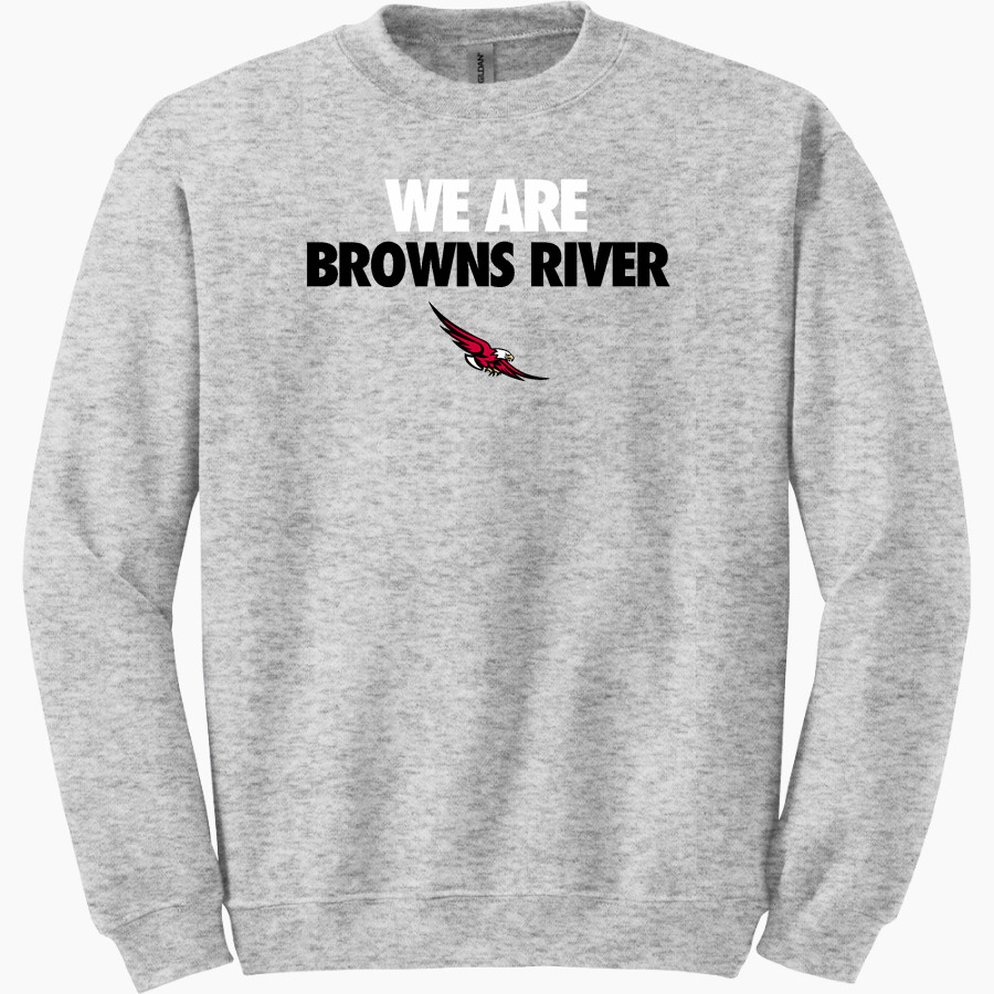 Browns River Falcons Gildan Adult Heavy Blend Crewneck Sweatshirt