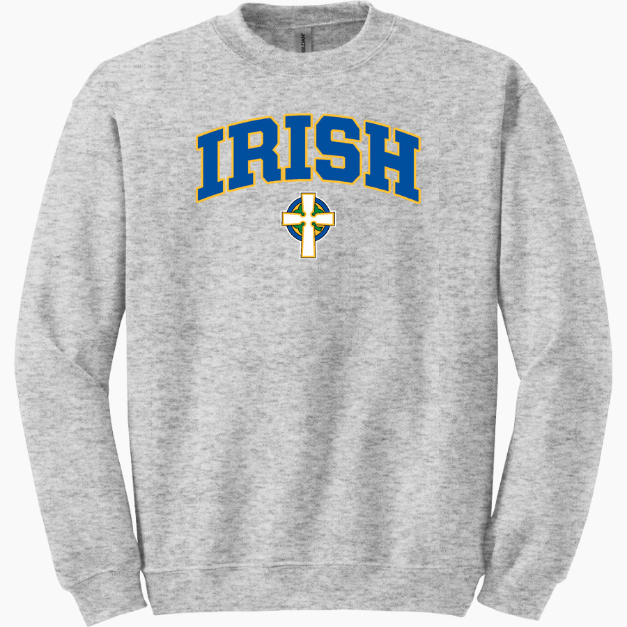PRINCE OF PEACE IRISH <span class="pdp-name-mascot">PRINCE OF PEACE PREP IRISH</span> Gildan Adult Heavy Blend Crewneck Sweatshirt