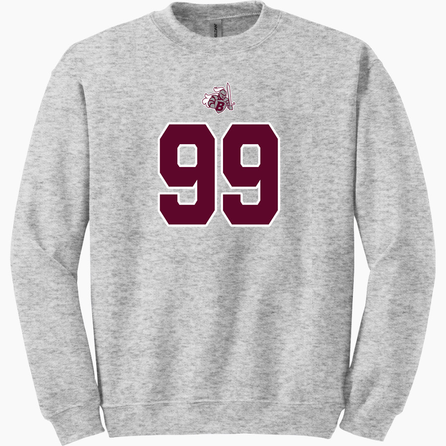 Buhler High School Crusaders Online Store <span class="pdp-name-mascot">Buhler Crusaders</span> Gildan Adult Heavy Blend Crewneck Sweatshirt