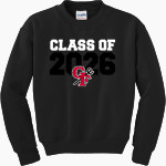 GREAT FALLS HIGH SCHOOL RED DEVILS Gildan Youth Heavy Blend Crewneck Sweatshirt Front Thumbnail