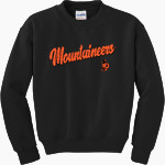 Meadows Valley Mountaineers <span class="pdp-name-mascot">Meadows Valley Mountaineers</span> Gildan Youth Heavy Blend Crewneck Sweatshirt Front Thumbnail