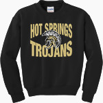 HOT SPRINGS HIGH SCHOOL TROJANS <span class="pdp-name-mascot">HOT SPRINGS TROJANS</span> Gildan Youth Heavy Blend Crewneck Sweatshirt Front Thumbnail