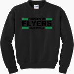 Elevation Flyers <span class="pdp-name-mascot">Elevation Flyers</span> Gildan Youth Heavy Blend Crewneck Sweatshirt Front Thumbnail