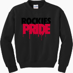 Boulder Rockies Online Store <span class="pdp-name-mascot">Boulder Rockies</span> Gildan Youth Heavy Blend Crewneck Sweatshirt Front Thumbnail