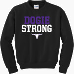 FORSYTH HIGH SCHOOL DOGIES Gildan Youth Heavy Blend Crewneck Sweatshirt Front Thumbnail