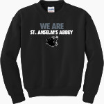 St. Anselm's Abbey Panthers <span class="pdp-name-mascot">Saint Anselm's Abbey Panthers</span> Gildan Youth Heavy Blend Crewneck Sweatshirt Front Thumbnail