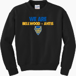 BELLWOOD-ANTIS HIGH SCHOOL BLUE DEVILS <span class="pdp-name-mascot">BELLWOOD - ANTIS BLUE DEVILS</span> Gildan Youth Heavy Blend Crewneck Sweatshirt Front Thumbnail