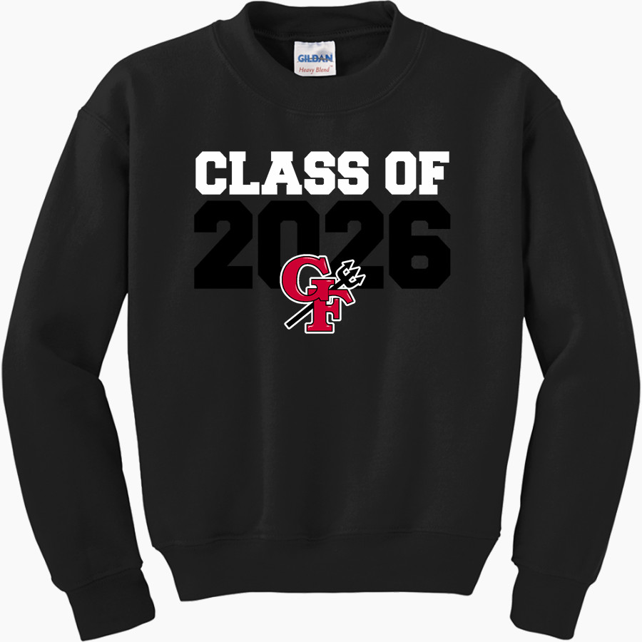 GREAT FALLS HIGH SCHOOL RED DEVILS Gildan Youth Heavy Blend Crewneck Sweatshirt