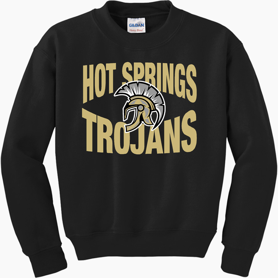 HOT SPRINGS HIGH SCHOOL TROJANS <span class="pdp-name-mascot">HOT SPRINGS TROJANS</span> Gildan Youth Heavy Blend Crewneck Sweatshirt