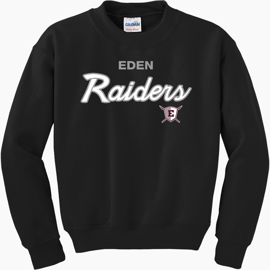 Eden Raiders <span class="pdp-name-mascot">Eden Raiders</span> Gildan Youth Heavy Blend Crewneck Sweatshirt