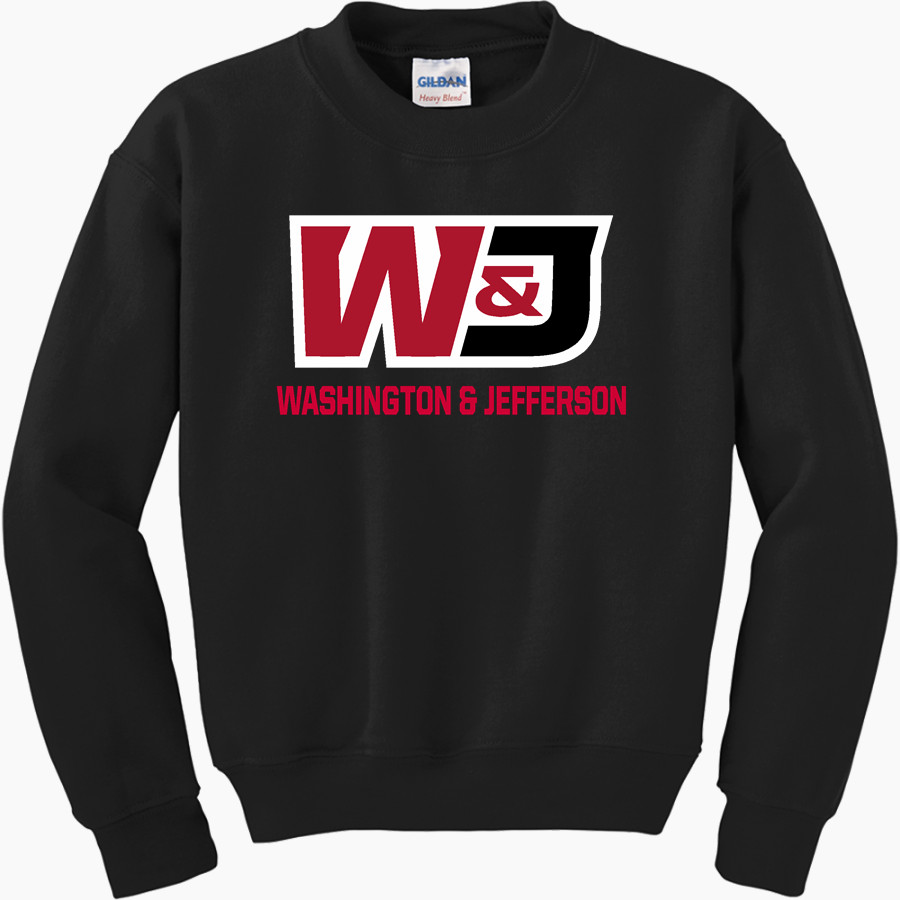 Washington & Jefferson Presidents <span class="pdp-name-mascot">Washington & Jefferson</span> Gildan Youth Heavy Blend Crewneck Sweatshirt