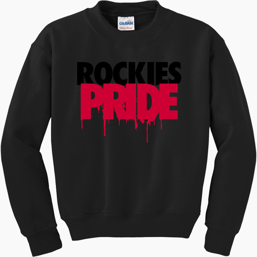 Boulder Rockies Online Store <span class="pdp-name-mascot">Boulder Rockies</span> Gildan Youth Heavy Blend Crewneck Sweatshirt