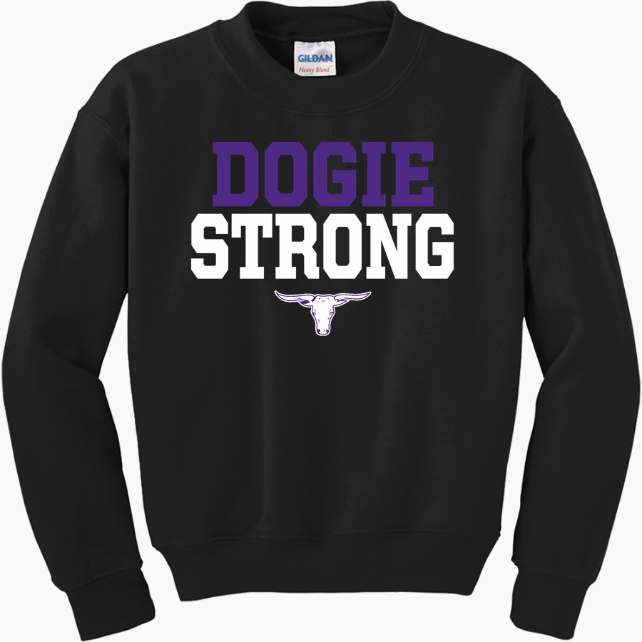FORSYTH HIGH SCHOOL DOGIES Gildan Youth Heavy Blend Crewneck Sweatshirt