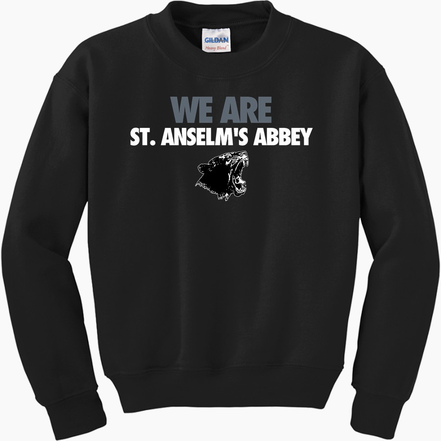 St. Anselm's Abbey Panthers <span class="pdp-name-mascot">Saint Anselm's Abbey Panthers</span> Gildan Youth Heavy Blend Crewneck Sweatshirt