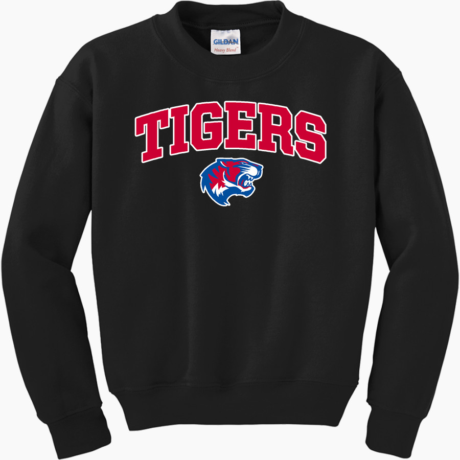 HARMONY SCIENCE ACADEMY - PFLUGERVILLE TIGERS <span class="pdp-name-mascot">HARMONY SCIENCE - PFLUGERVILLE TIGERS</span> Gildan Youth Heavy Blend Crewneck Sweatshirt