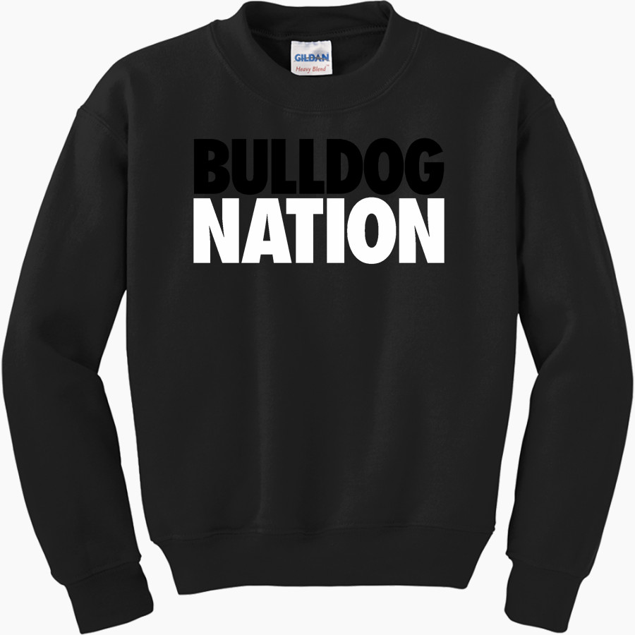 Anniston Bulldogs <span class="pdp-name-mascot">Anniston Bulldogs</span> Gildan Youth Heavy Blend Crewneck Sweatshirt