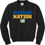 ZION LUTHERAN Warriors <span class="pdp-name-mascot">ZION LUTHERAN SCHOOL Warriors</span> Gildan Youth Heavy Blend Crewneck Sweatshirt Front Thumbnail