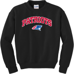 PACE HIGH SCHOOL PATRIOTS <span class="pdp-name-mascot">PACE PATRIOTS</span> Gildan Heavy Blend Youth Crewneck Sweatshirt Front Thumbnail
