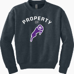 Cornell Rams <span class="pdp-name-mascot">Cornell Rams</span> Gildan Youth Heavy Blend Crewneck Sweatshirt Front Thumbnail