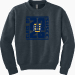 SUSCC Bison Gildan Youth Heavy Blend Crewneck Sweatshirt Front Thumbnail