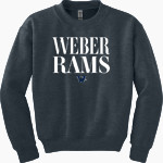 Weber Rams <span class="pdp-name-mascot">Weber Rams</span> Gildan Youth Heavy Blend Crewneck Sweatshirt Front Thumbnail
