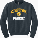Computech Tigers Gildan Youth Heavy Blend Crewneck Sweatshirt Front Thumbnail