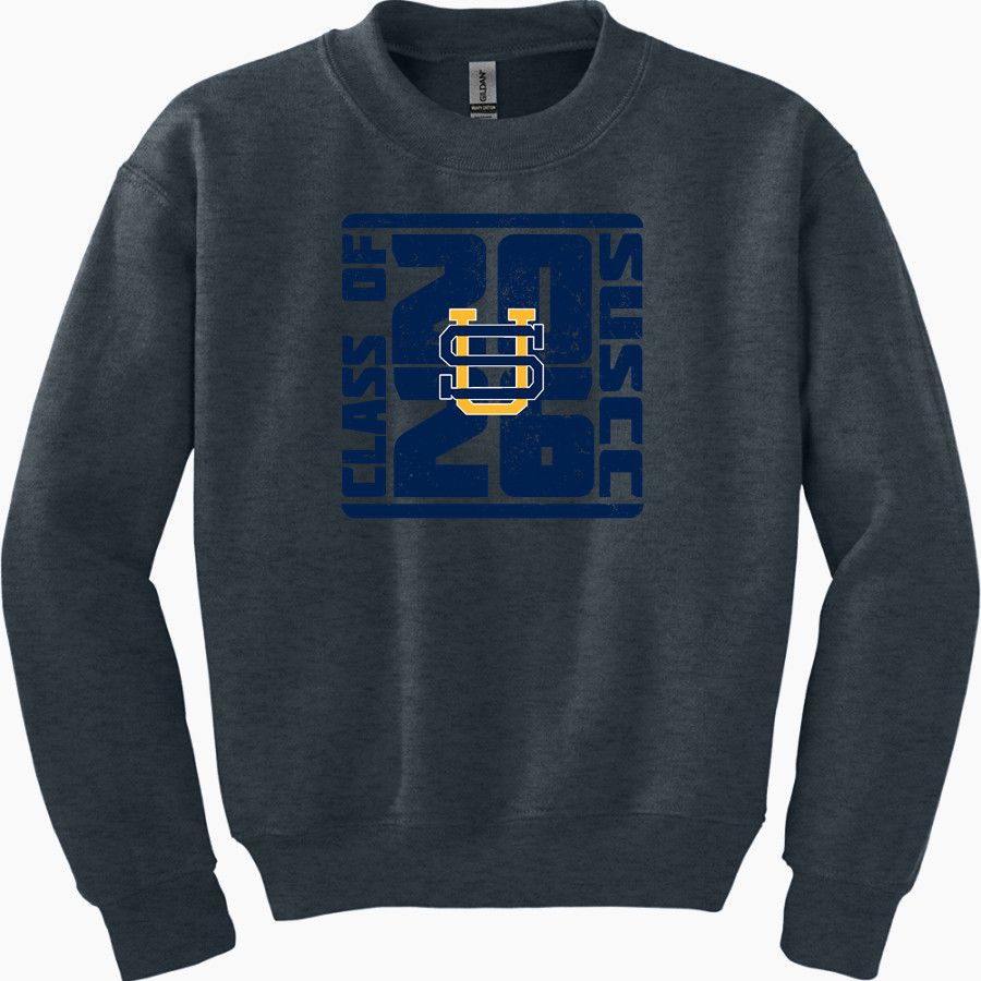 SUSCC Bison Gildan Youth Heavy Blend Crewneck Sweatshirt