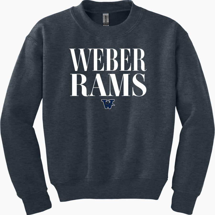 Weber Rams <span class="pdp-name-mascot">Weber Rams</span> Gildan Youth Heavy Blend Crewneck Sweatshirt