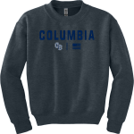 Columbia Cougars <span class="pdp-name-mascot">Columbia Cougars</span> Gildan Youth Heavy Blend Crewneck Sweatshirt Front Thumbnail