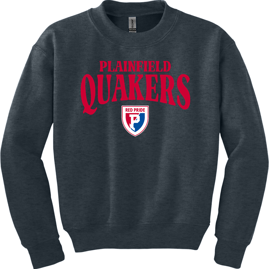 Plainfield Quakers <span class="pdp-name-mascot">Plainfield Quakers</span> Gildan Heavy Blend Youth Crewneck Sweatshirt