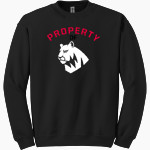 LONG TRAIL SCHOOL MOUNTAIN LIONS Gildan Adult Heavy Blend Crewneck Sweatshirt Front Thumbnail