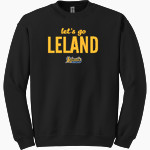 Leland Chargers <span class="pdp-name-mascot">Leland Chargers</span> Gildan Adult Heavy Blend Crewneck Sweatshirt Front Thumbnail