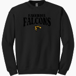 Fannindel Falcons <span class="pdp-name-mascot">Fannindel Falcons</span> Gildan Adult Heavy Blend Crewneck Sweatshirt Front Thumbnail