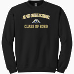 ALPHA OMEGA ACADEMY LIONS <span class="pdp-name-mascot">ALPHA OMEGA ACADEMY LIONS</span> Gildan Adult Heavy Blend Crewneck Sweatshirt Front Thumbnail