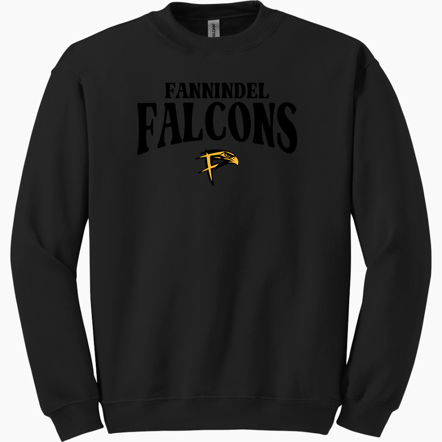 Fannindel Falcons <span class="pdp-name-mascot">Fannindel Falcons</span> Gildan Adult Heavy Blend Crewneck Sweatshirt
