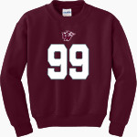 VAN NUYS HIGH SCHOOL WOLVES <span class="pdp-name-mascot">VAN NUYS WOLVES</span> Gildan Youth Heavy Blend Crewneck Sweatshirt Front Thumbnail