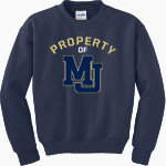 Morris Jeff Pelicans Gildan Youth Heavy Blend Crewneck Sweatshirt Front Thumbnail