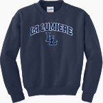 La Lumiere School Lakers Online Store Gildan Youth Heavy Blend Crewneck Sweatshirt Front Thumbnail