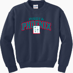 PISOTA Phoenix <span class="pdp-name-mascot">Phoenix International School of the Arts Phoenix</span> Gildan Youth Heavy Blend Crewneck Sweatshirt Front Thumbnail