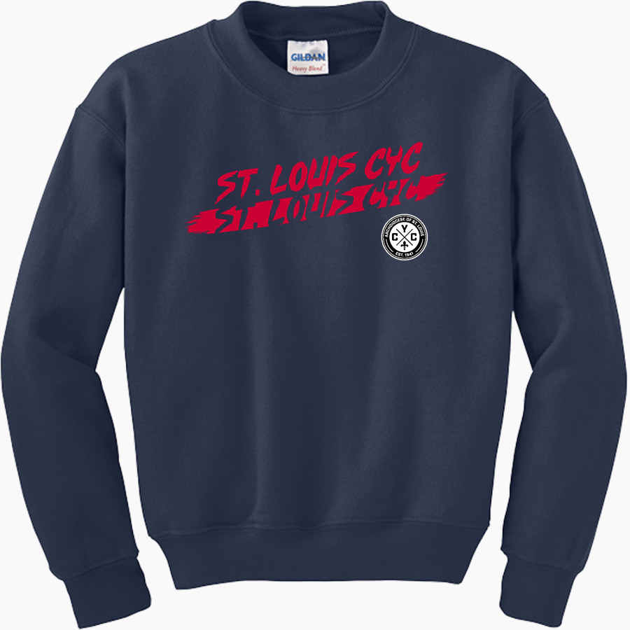 St. Louis CYC St. Louis CYC <span class="pdp-name-mascot">CYC St. Louis</span> Gildan Youth Heavy Blend Crewneck Sweatshirt
