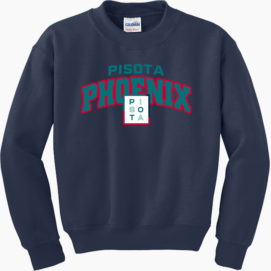 PISOTA Phoenix <span class="pdp-name-mascot">Phoenix International School of the Arts Phoenix</span> Gildan Youth Heavy Blend Crewneck Sweatshirt