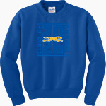 Carmel Greyhounds Greyhounds <span class="pdp-name-mascot">Carmel Greyhounds</span> Gildan Youth Heavy Blend Crewneck Sweatshirt Front Thumbnail