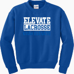 Utah Elevate Lacrosse Elevate <span class="pdp-name-mascot">Utah Elevate Lacrosse</span> Gildan Youth Heavy Blend Crewneck Sweatshirt Front Thumbnail