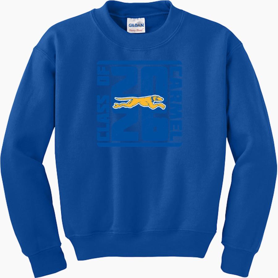 Carmel Greyhounds Greyhounds <span class="pdp-name-mascot">Carmel Greyhounds</span> Gildan Youth Heavy Blend Crewneck Sweatshirt