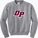 Deer Park Falcons <span class="pdp-name-mascot">Deer Park Falcons</span> Gildan Youth Heavy Blend Crewneck Sweatshirt Front Thumbnail