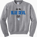 WATER VALLEY HIGH SCHOOL BLUE DEVILS Gildan Youth Heavy Blend Crewneck Sweatshirt Front Thumbnail