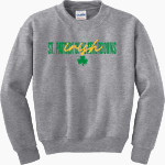 St. Patrick of Heatherdowns Irish <span class="pdp-name-mascot">St. Patrick of Heatherdowns Irish</span> Gildan Youth Heavy Blend Crewneck Sweatshirt Front Thumbnail