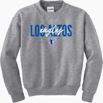 Los Altos Eagles Gildan Youth Heavy Blend Crewneck Sweatshirt Front Thumbnail